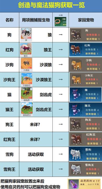 创造与魔法猫狗如何获取 创造与魔法猫狗获取方法